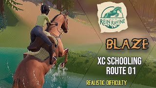 Tales of Rein Ravine Early Access  XC Schooling with Blaze  Route 01  Realistic Difficulty [upl. by Eak]