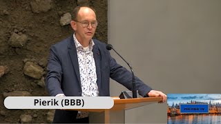 Pierik BBB quotWanneer is de WANHOOP van boeren GENOEG Er komen alleen NIEUWE maatregelen bijquot [upl. by Elvia192]