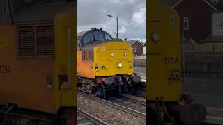 37254  37116 RHTT leaving Brough [upl. by Yantruoc]