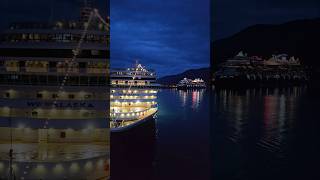 A Night Full of Cruise Ships in Juneau Alaska [upl. by Alia]