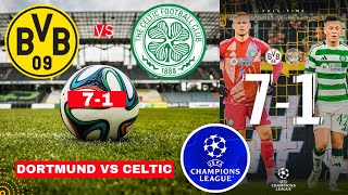 Borussia Dortmund vs Celtic 71 Live Stream Champions League Football Match Score 2024 Highlights FC [upl. by Leirej496]