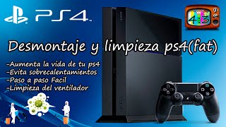 DESMONTAJE Y LIMPIEZA PS4 Tutorial [upl. by Aible]