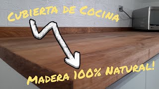 haciendo cubierta de madera para cocina Parte 1 [upl. by Sihtam697]