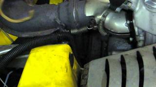 Very easy snowmobile exhaust spring removal  no special tools [upl. by Latsyrhc]