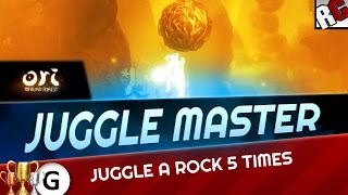 Ori and the Blind Forest  JUGGLE MASTER Achievement Guide  How to juggle a rock 5 times [upl. by Bastien940]