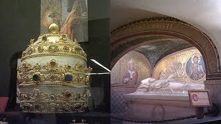 ST PETERS TREASURY MUSEUM AND VATICAN GROTTOESTombs of the Popes [upl. by Norrabal]