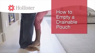 How to Empty a colostomy bag  Emptying a Drainable Pouch  Hollister [upl. by Eibrab]