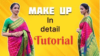 चला शिकूया सोप्पा मेकअप करायलाEasy Makeup Festival  How To Do  Makeup Routine  Step By Step [upl. by Laryssa646]