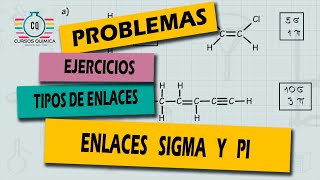 Hallar ENLACES SIGMA Y PI VIDEO CORTO [upl. by Atirec]