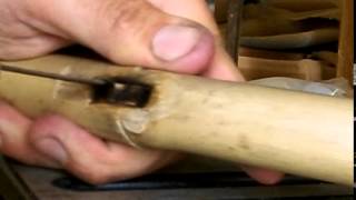 Native American Flute Making  Flute track specifics [upl. by Ennairod]