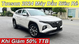 Tucson 2024 Máy Dầu Siêu Rẻ  Khi Giảm 50 Thuế Trước Bạ  XE Hyundai [upl. by Diley801]