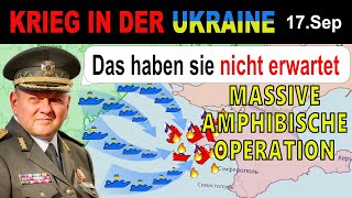 17SEPTEMBER DIE KRIM WACKELT  Ukrainer VERTREIBEN DIE RUSSEN VON DEN ÖLBOHRTÜRMEN  UkraineKrieg [upl. by Reilamag]