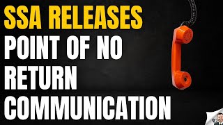 SSAs New Emergency Communication Notice [upl. by Ynnaej]