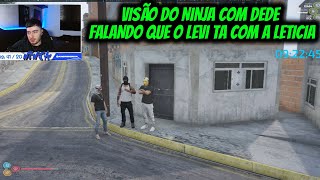 VISÃO DO NINJA COM DEDE FALANDO QUE O LEVI TA COM A LETICIA [upl. by Etnahsa470]