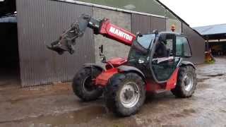 Telescopic handler  Chariot télescopique Manitou MLT 735120 LSU Turbo [upl. by Je360]