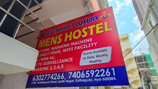 hostel pg for boys at hitech city  Izzathnagar kondapur hyderabad hitechcityhyderabad hostel [upl. by Theresita146]