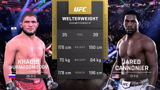 Khabib Nurmagomedov vs Jared Cannonier Full Fight  UFC 5 Fight Of The Night [upl. by Vito37]