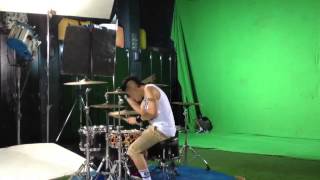 Ikmal tobing making video clip of neng neng nong neng drum [upl. by Chico]