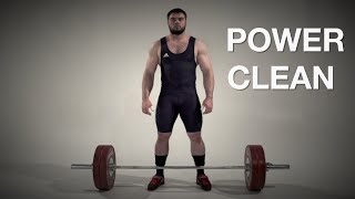 Power CLEAN  Olympic weightlifting [upl. by Peppard]