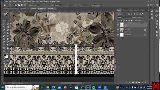 Session 1 Shirt Sizing of Boarder For Textile Designing In Adobe Photoshop online zoom classes [upl. by Sande]