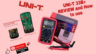 UNIT UT33B Multimeter Unboxing amp Testing [upl. by Nnylirej]