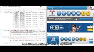 EuroMillions Predictions for Tuesday 20122022 [upl. by Las]