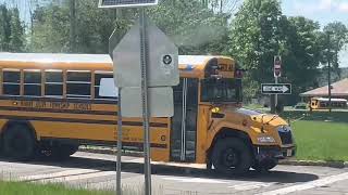 NEW 2025 Bluebird Vision Bus 1 Departing MO Middle School Featuring buses 64 and 83 [upl. by Nnanaej]