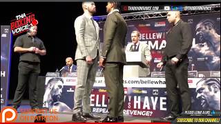 TONY BELLEW VS DAVID HAYE STARE DOWN FIGHT WEEK FACE OFF [upl. by Isabel69]