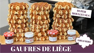 GAUFRES DE LIÈGE 🇧🇪 AVEC OU SANS THERMOMIX [upl. by Lodi]