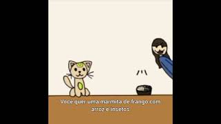 Quando eu preciso cuidar da gatinha ET da minha amiga animation [upl. by Igor]