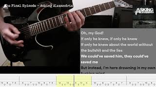 The Final Episode  Asking Alexandria guitar cover  tabs [upl. by Abdulla]