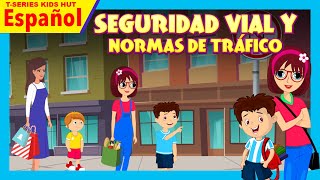 SEGURIDAD VIAL Y NORMAS DE TRÁFICO  Cuentos para niños  Nuevas historias Historias de aprendizaje [upl. by Ari]