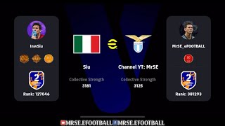 FULL MATCH  Inwsiu VS MrSE  eFootball™ 2025 🎮🙁 [upl. by Gilman]