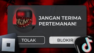 KALIAN BERANI TERIMA PERTEMANAN DARI AKUN ROBLOX INI LAGII VIRAL DAN KIRA KIRA ADA APA YA [upl. by Leatrice]