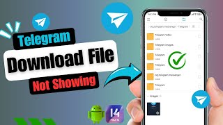 How To Fix Telegram Downloaded Media Files Not Showing  Telegram Downloaded Files Missing 2024 [upl. by Abbot]