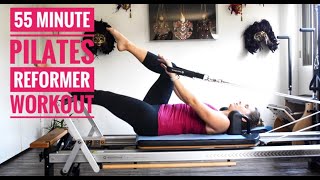 Full Body Pilates Reformer Workout  55 Mins [upl. by Thompson649]