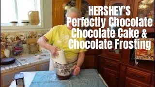 HERSHEYS Perfectly Chocolate Chocolate Cake  Chocolate Frosting [upl. by Brenn]