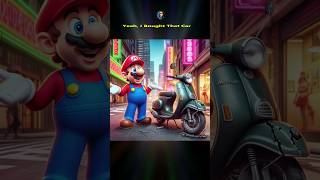 Wealth and Love Princess Peach and Marios Reunion 🚗 shorts memes [upl. by Player90]