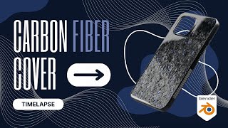 Create a Stunning Carbon Fiber Phone Cover  3D Animation Tutorial in Blender [upl. by Nnairam600]