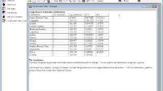 Statgraphics Fitting Distribution [upl. by Auohs]