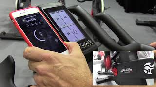 Life Fitness  ICG Training App demo for IC7 indoor bikes [upl. by Conall930]