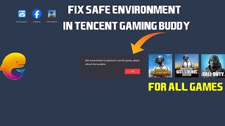 Fix Safe Environment Issue In Tencent Gaming Buddy 71  For All Games  Latest Version  2024 [upl. by Boar585]