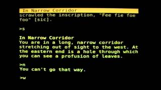 Colossal Cave Adventure playthrough [upl. by Kcirdes]