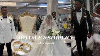 Joviale amp Simplice  Mariage Kimbanguiste 2024 [upl. by Hamlin612]