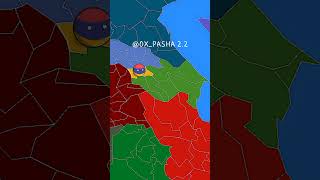 Azerbaijan vs Armenia Sorry for disappearing countryballs mapchart history empirecomparison [upl. by Asilanna]