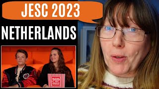 Vocal Coach Reacts to Sep amp Jasmijn Holding On To You Netherlands JESC 2023 [upl. by Joella]