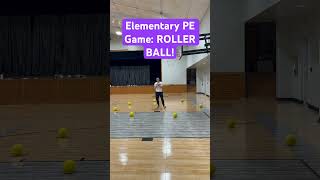 Elementary PE Game ROLLER BALL physicaleducationteacher teacher games elementary [upl. by Dasi]