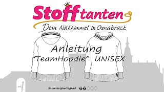 Schnittmuster Anleitung quotTeamHoodiequot [upl. by Elokin]