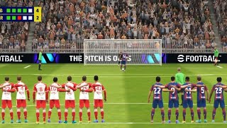 FC Bayern Munich vs FC Barca UEFA penalty shootout 😲 efootball [upl. by Auohc661]