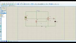 Temperature alarm circuit with Temperature sensor and Op Amp comparator [upl. by Aurel]